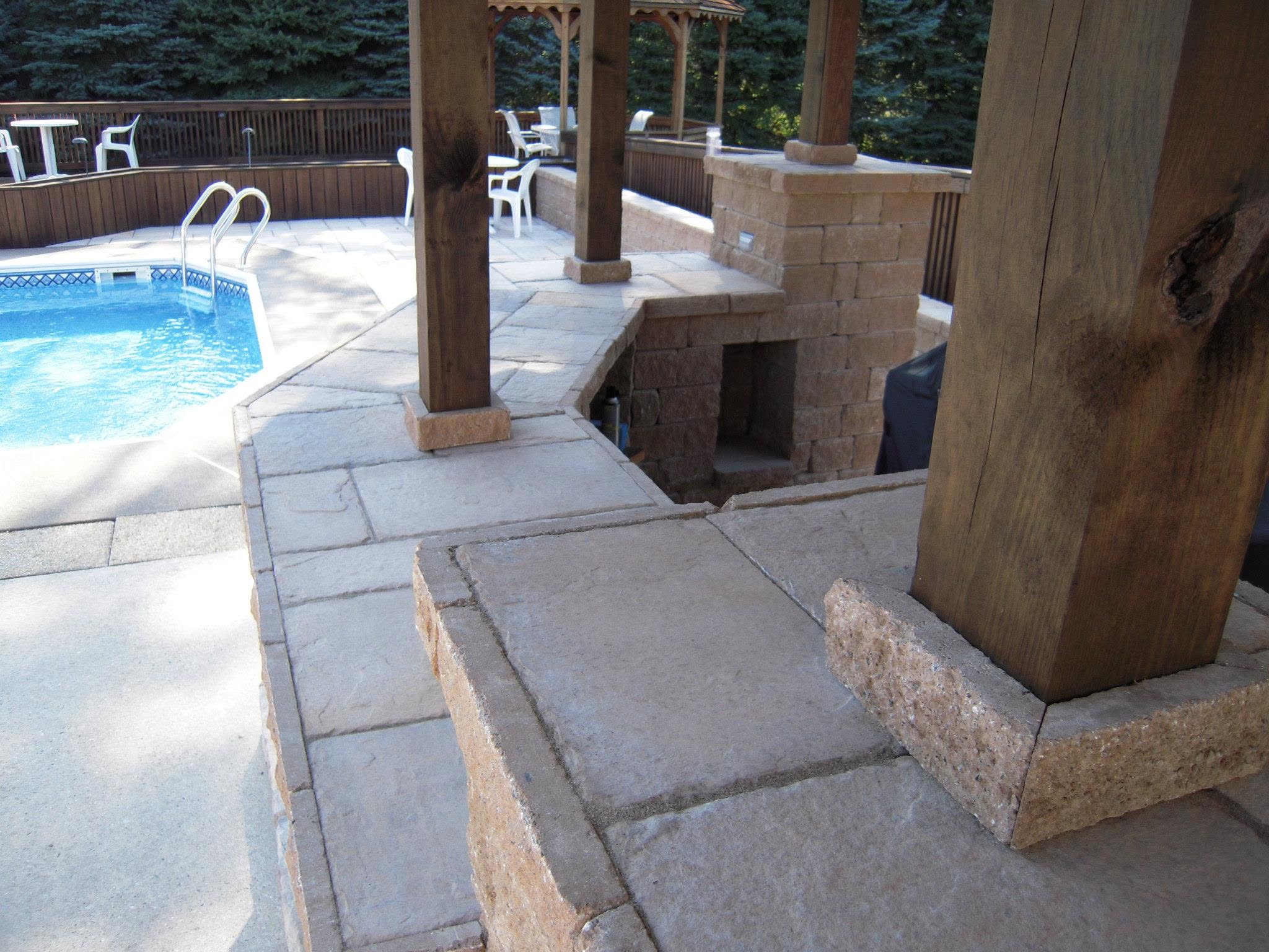 Pool decks and patios in Central PA